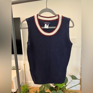 Women’s JOSEPH A Knitted Navy* Tank